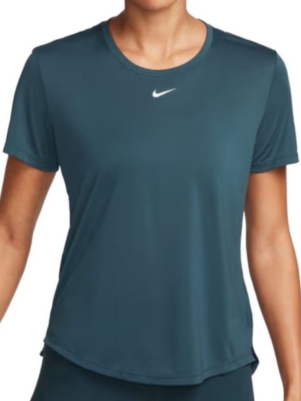 Nike Dri-FIT Women’s Seaweed Green Short Sleeve Workout Tee Shirt
